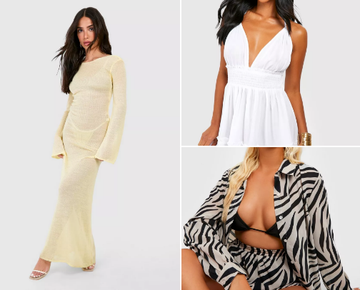 Look elegant on the beach without spending a lot of money cover photo collage