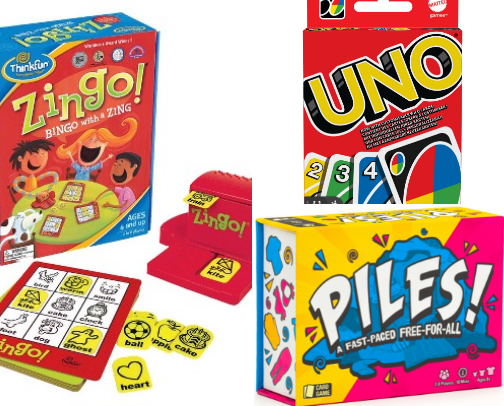 Family Game Night with Young Kids cover photo collage