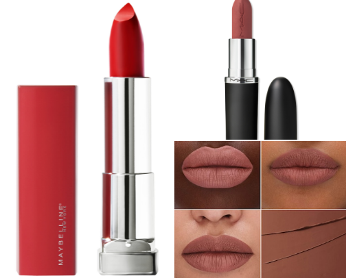 My beautiful lip products collection cover photo collage