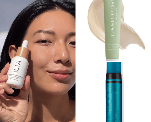 Skincare that makes my GF glow. cover photo collage