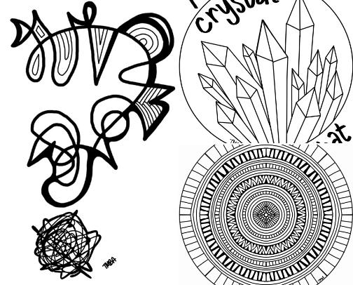 Mindfulness- Coloring Pages cover photo collage
