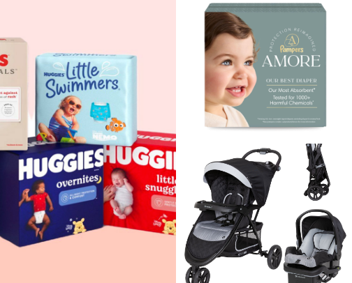 Baby products cover photo collage