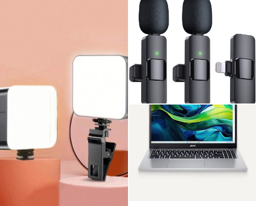 Content Creator Essentials 💻 cover photo collage