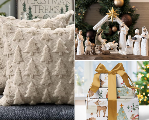 Joy filled Christmas cover photo collage