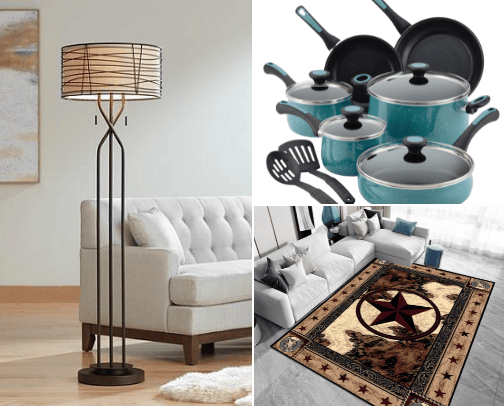 Home. Living room, kitchen and more cover photo collage