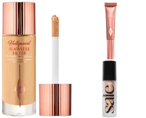 best make up for GLOWY skin cover photo collage