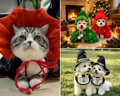 Everything Your Fur Baby Needs to Dress Up cover photo collage