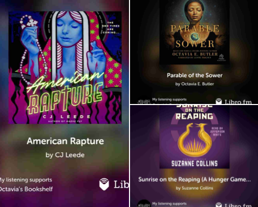 Amazing Audiobooks! cover photo collage