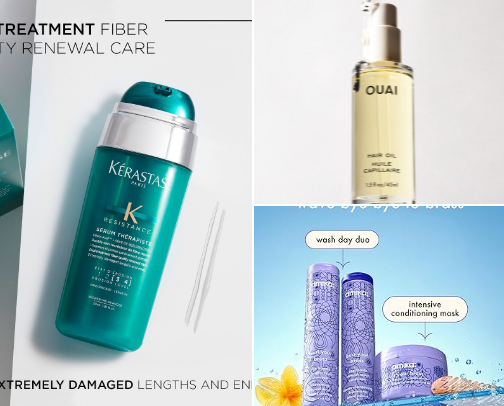 Hair Products cover photo collage