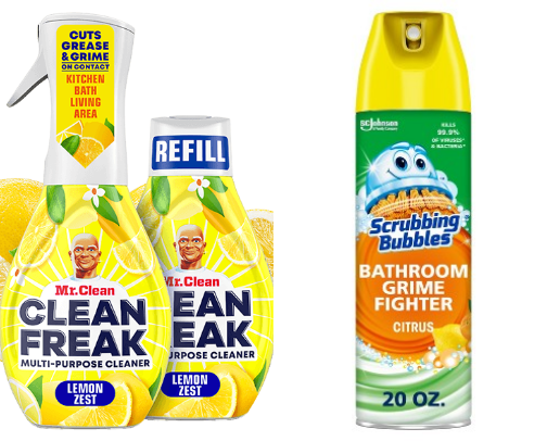 Clean Home; Focused Mind - My Go To Cleaning Products cover photo collage