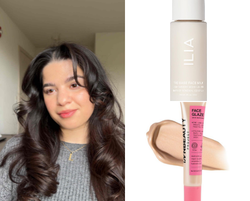 glowy makeup ✨ cover photo collage