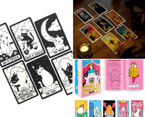 Tarot/Oracle Decks cover photo collage