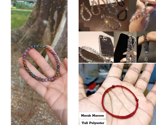 Handicrafts and crystal stone collections🧶💡🔮 cover photo collage