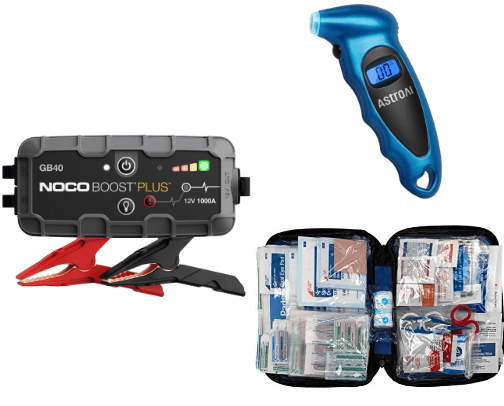 New teen driver? Here's what you need in your car. cover photo collage