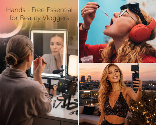 Content Creation & Tech Gear cover photo collage