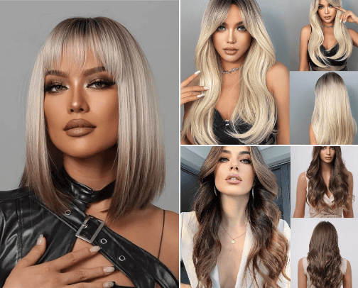 Wigs that make you special💥 cover photo collage
