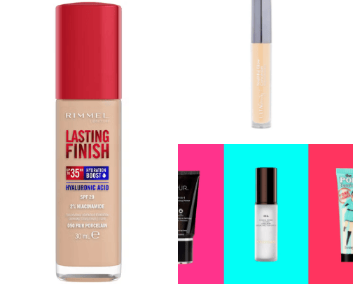 Top norch make up products. cover photo collage