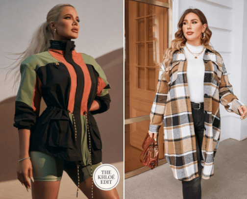 Outerwear cover photo collage