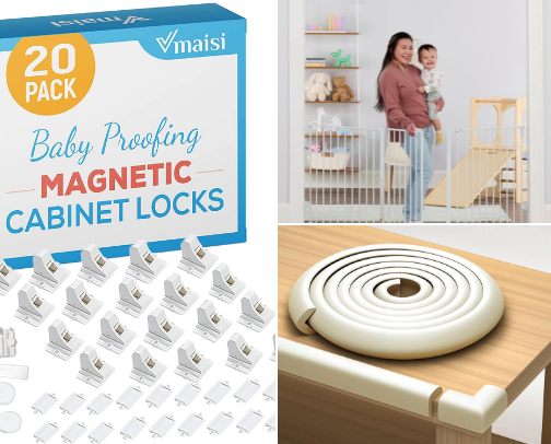 Baby Safety & Comfort: Peace of Mind Essentials cover photo collage