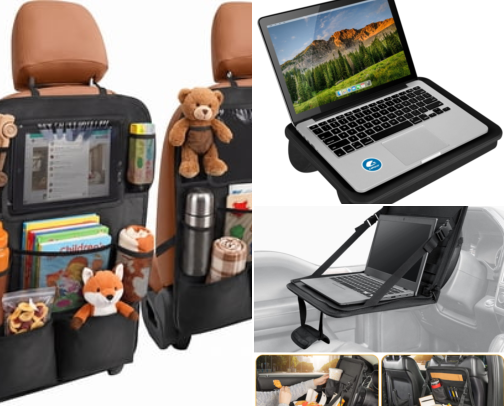 I Finally Found Car Desk Accessories That Let Me Work From My Parked Car cover photo collage