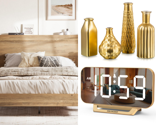 aesthetic bedroom cover photo collage
