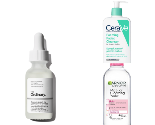 Skincare cover photo collage
