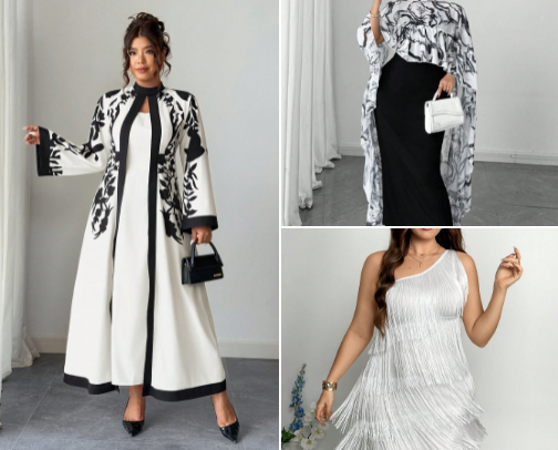 Black and white Collection cover photo collage
