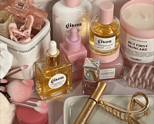 Hair + scalp oils, hair products, hair tools <3 cover photo collage