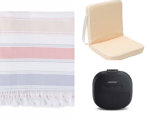 Must Haves for a Summer Beach Day ⛱️👙 cover photo collage