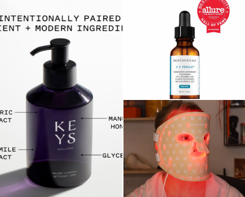 Skincare and more cover photo collage