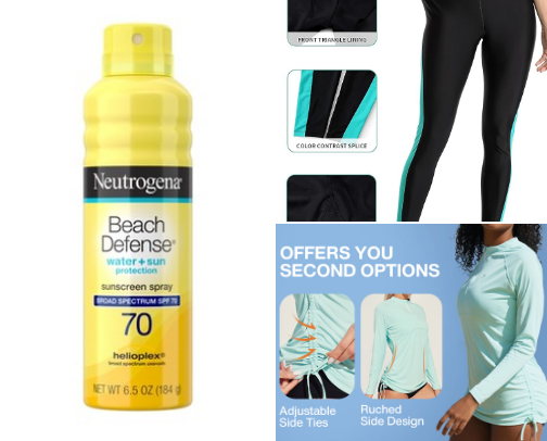 A Vampire’s Guide To The Beach cover photo collage