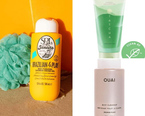 Luxury Shower | Luxury Pamper Routine: Body Wash, Oil, butters, and more! cover photo collage