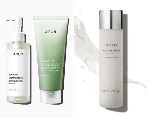 Glowy Skin Beauty Products cover photo collage