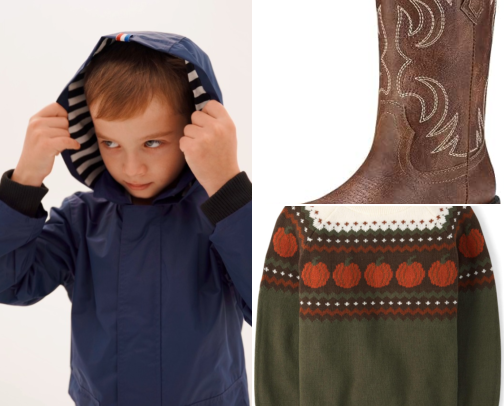 Kid clothes cover photo collage