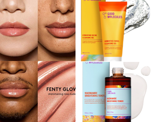 My favorite beauty recs cover photo collage