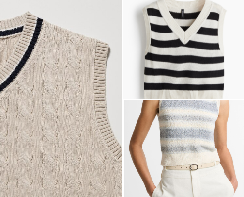 🇰🇷 Korean-Look Vests cover photo collage