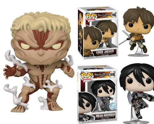 Attack on Titan Ultimate Funko List cover photo collage