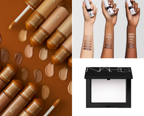holy grail products for a glowy makeup look❤️‍🔥❤️‍🔥 cover photo collage