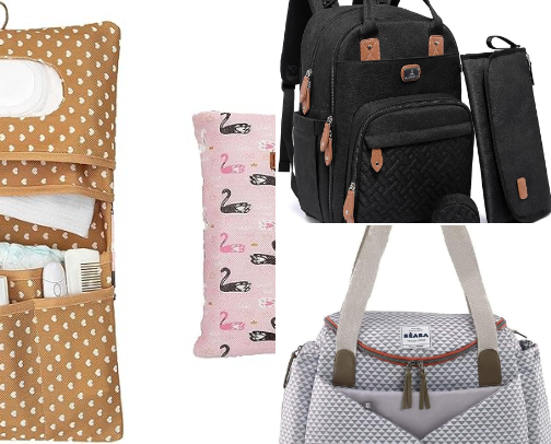 SAC À LANGER - SAC À COUCHE - BÉBÉ cover photo collage