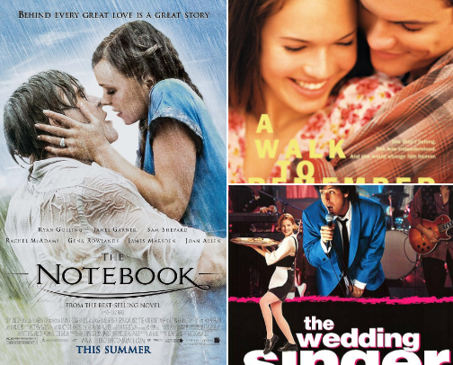 Romantic Movies cover photo collage