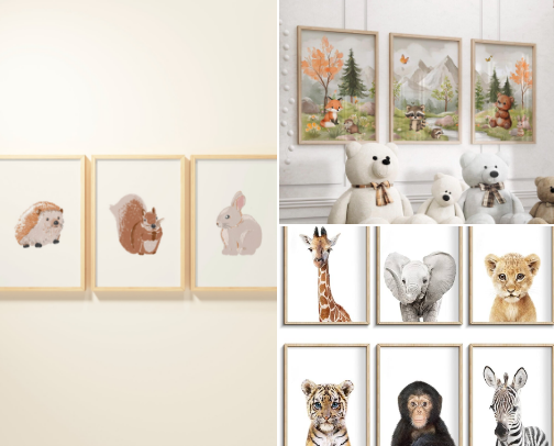 Neutral Woodland & Safari Nursery Essentials Parents Love cover photo collage