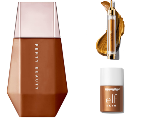 Best Bronzer Drops cover photo collage