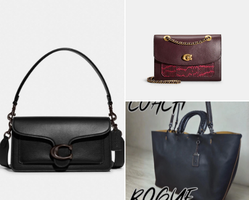 Bag goals unlocked 👜✨ These Coach styles are trending everywhere — and for good reason.” cover photo collage
