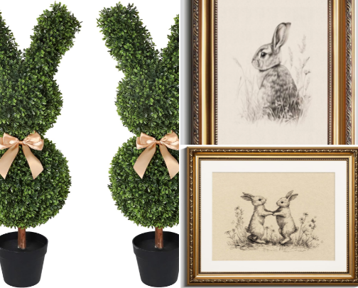 Amazon Spring/Easter Decor!🌼🐇 cover photo collage