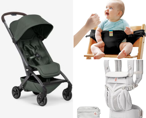 The Baby Travel Survival Kit cover photo collage