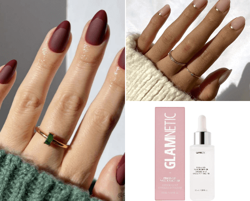 Glamnetic favs for the press on nail girlies cover photo collage