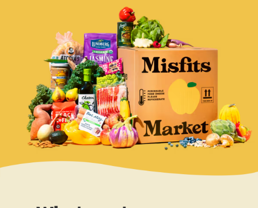 Misfits Market 🥑🍌🍎🍊 cover photo collage