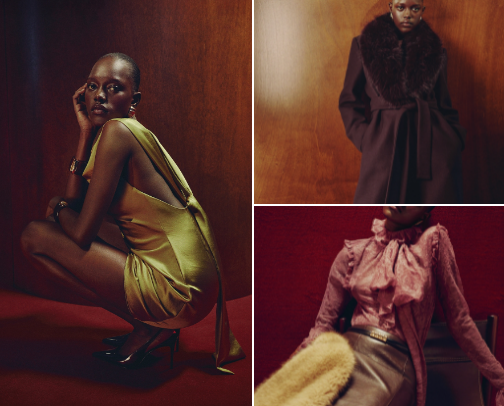 Classy old gold cover photo collage