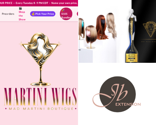 ⭐ My Favorite Wigs & Wig Brands cover photo collage