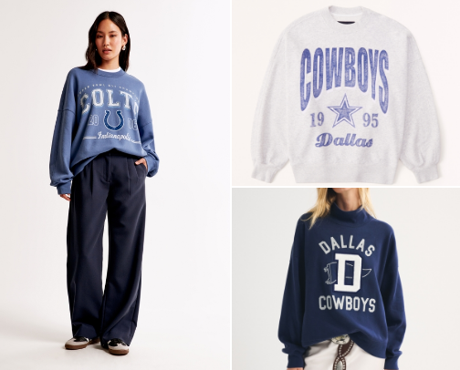 NFL Women’s Apparel cover photo collage